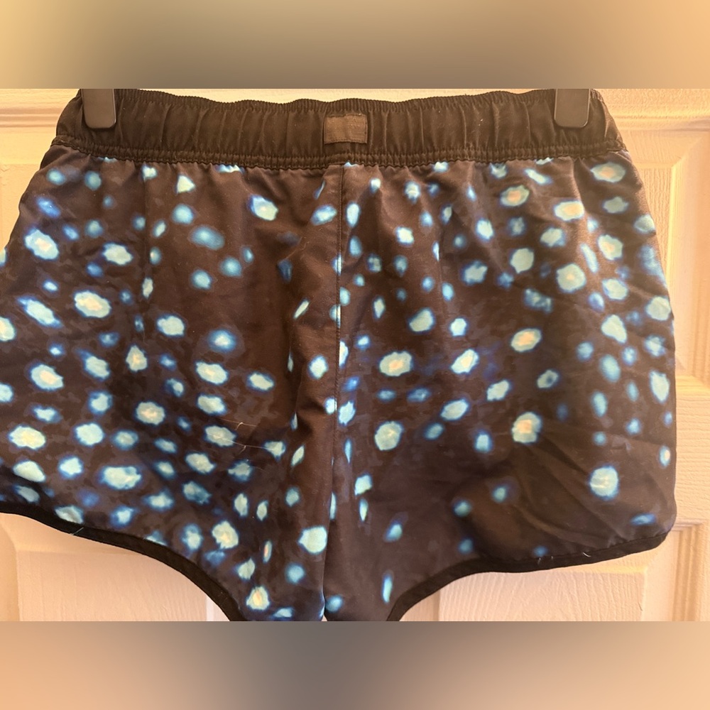 G-Star Black and Blue Patterned Women's Swim Shorts - Picture 3 of 4